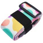 Cow Print TSA Approved Luggage Straps for Suitcases
