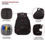 SwissGear 1900 TSA 17" Laptop Backpack - Black