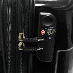 Expandable Polycarbonate 8-Wheel Spinner Luggage Set