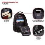 SwissGear 1900 TSA 17" Laptop Backpack - Black