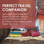SAGEFINDS Compact Travel Blanket and Pillow