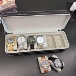 Travel Watch Organizer Case - 6 Slot Black
