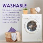 SAGEFINDS Compact Travel Blanket and Pillow