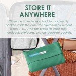 SAGEFINDS Compact Travel Blanket and Pillow
