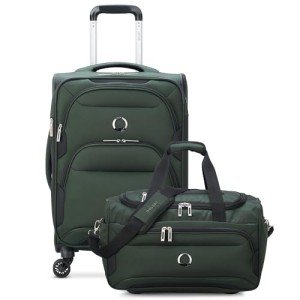 Delsey Sky Max 2.0 Green Softside Luggage Set