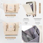 20-Inch Expandable Carry-On Luggage Set with USB Port