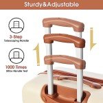 Expandable 2-Piece Hardside Luggage Set with Bag