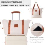 Expandable 2-Piece Hardside Luggage Set with Bag