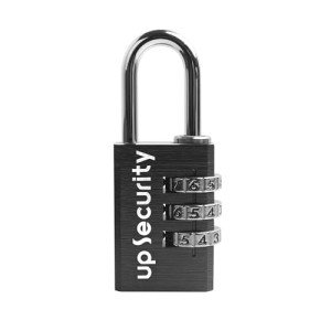 3-Digit Waterproof Padlock for Luggage & Lockers