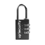 3-Digit Waterproof Padlock for Luggage & Lockers