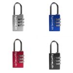 3-Digit Waterproof Padlock for Luggage & Lockers