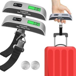 2-Pack Digital Luggage Scale - Portable & Accurate