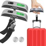 2-Pack Digital Luggage Scale - Portable & Accurate