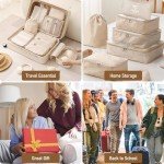 10-Piece Travel Packing Cubes Set for Organizing
