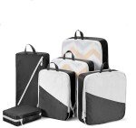 7-Piece Compression Packing Cubes Set for Travel