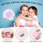 Silicone Airtag Holder 4-Pack for Kids & Luggage