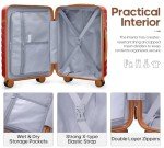 3-Piece UKEIN Hardside Luggage Set with Backpack