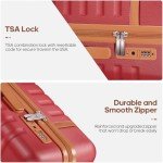 3-Piece UKEIN Hardside Luggage Set with Backpack