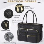 Stylish 15.6" Laptop Tote Bag for Women
