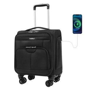 TIAWOLT 16-Inch Lightweight Underseat Luggage with Wheels
