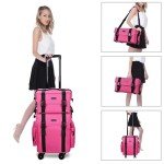 BYOOTIQUE 2-in-1 Rolling Makeup Case - Deep Pink