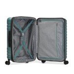 U.S. Traveler Teal 3-Piece Hardside Luggage Set