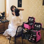 BYOOTIQUE 2-in-1 Rolling Makeup Case - Deep Pink