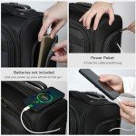 TIAWOLT 16-Inch Lightweight Underseat Luggage with Wheels