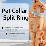 100PCS Small Split Rings for Keychains & DIY