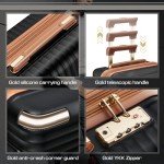 Joyway 3-Piece Expandable Spinner Luggage Set