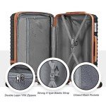 Joyway 4-Piece Hardside Luggage Set with Spinner Wheels