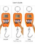 QWORK Digital Hanging Weight Scale - 200kg Capacity