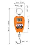 QWORK Digital Hanging Weight Scale - 200kg Capacity