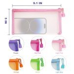 Colorful Mesh Pouches Set for Travel and Organization