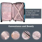 UNKNOK 3-Piece Hardshell Luggage Set - Green