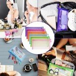 Colorful Mesh Pouches Set for Travel and Organization