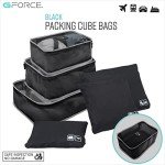 GForce 6-Piece Travel Set with Packing Cubes