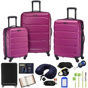 Samsonite Omni Radiant Pink 3-Piece Luggage Set