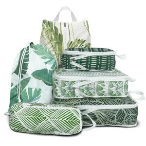 6-Piece Waterproof Compression Packing Cubes Set