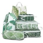 6-Piece Waterproof Compression Packing Cubes Set