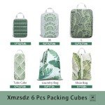 6-Piece Waterproof Compression Packing Cubes Set