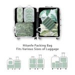 6-Piece Waterproof Compression Packing Cubes Set