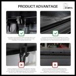 Perfit Liner Tri-Fold Tonneau Cover for Ford Trucks