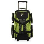 Fila 22" Neon Lime Lightweight Rolling Duffel Bag