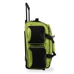 Fila 22" Neon Lime Lightweight Rolling Duffel Bag