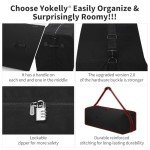 Extra Large 42-Inch Canvas Duffel Bag - Black