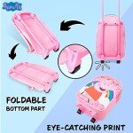 Peppa Pig Kids Foldable Trolley Suitcase