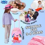 Peppa Pig Kids Foldable Trolley Suitcase