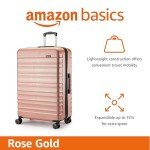 Rose Gold 30-Inch Expandable Hardshell Luggage
