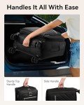 LUGGEX 20" Softside Expandable Carry-On Suitcase